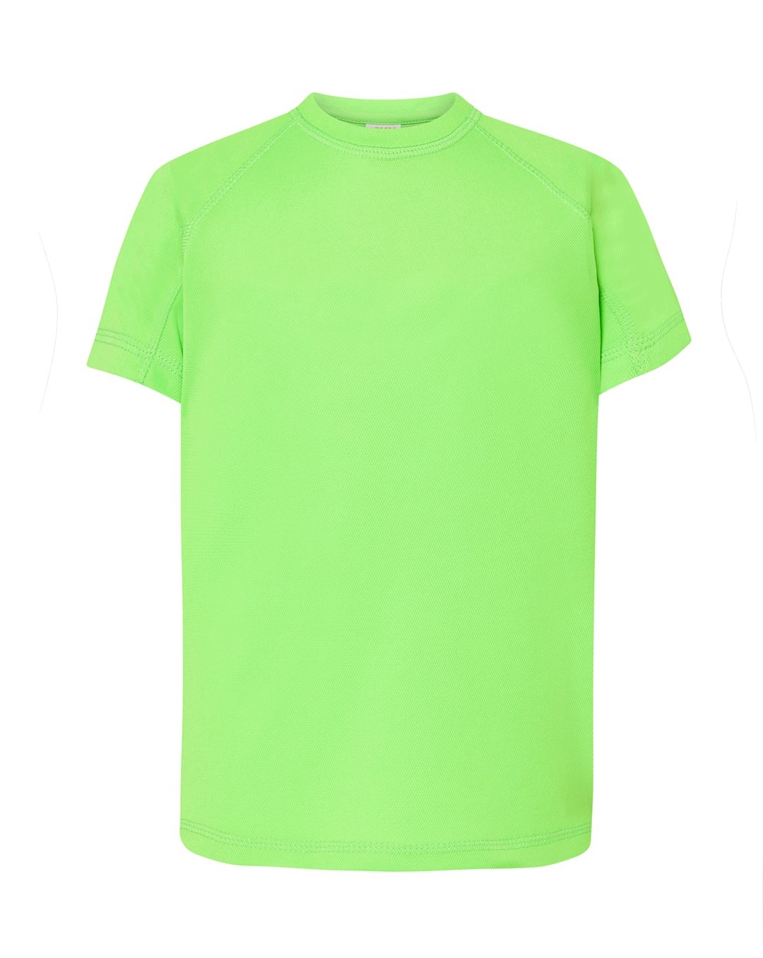 T-shirt dziecięcy z krótkim rękawem Limonkowy fluo r. 7-8