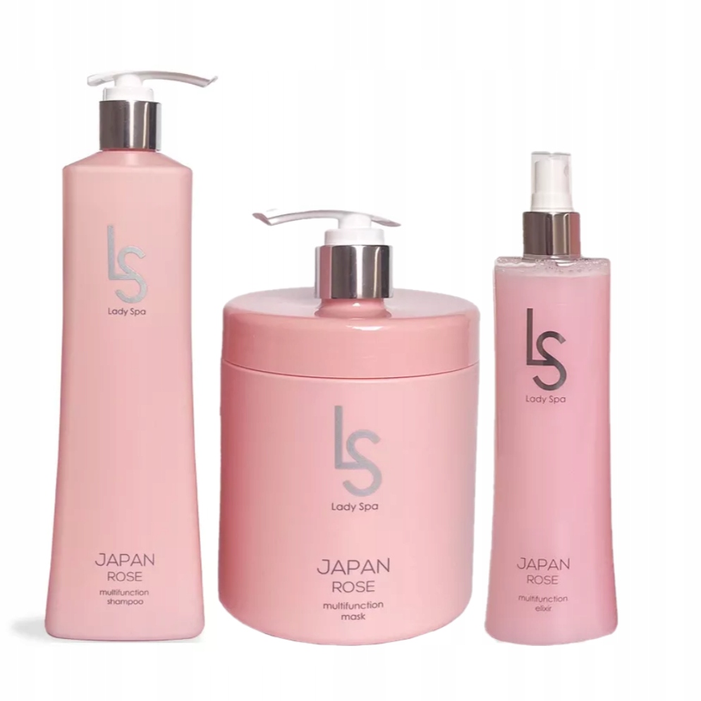 Profis Zestaw do pielęgnacji włosów Lady Spa Szampon Maska Elixir