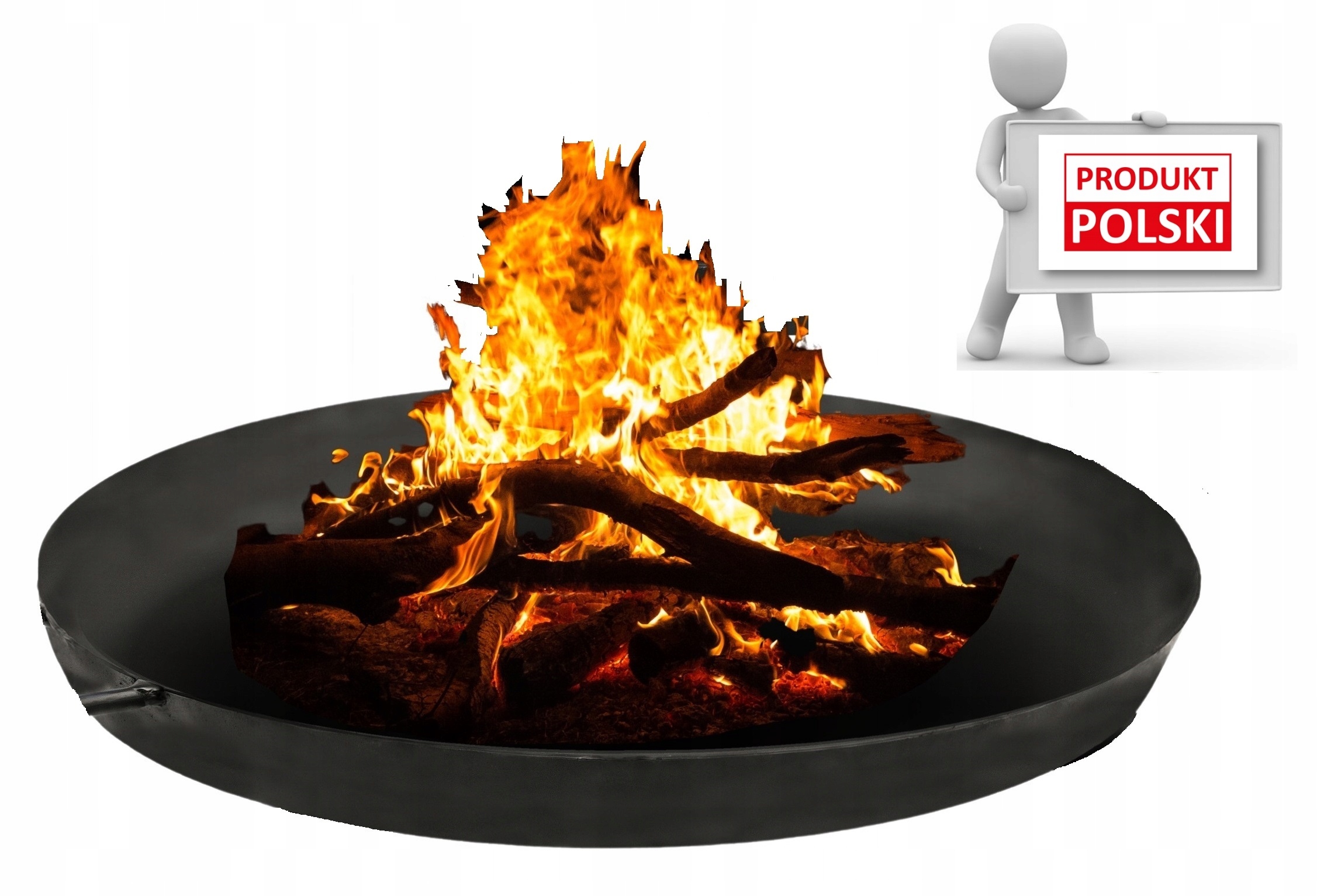 Dennica Misa Stalowa Na Palenisko Ogrodowe Ognisko 70CM Grubość Aż 2MM!