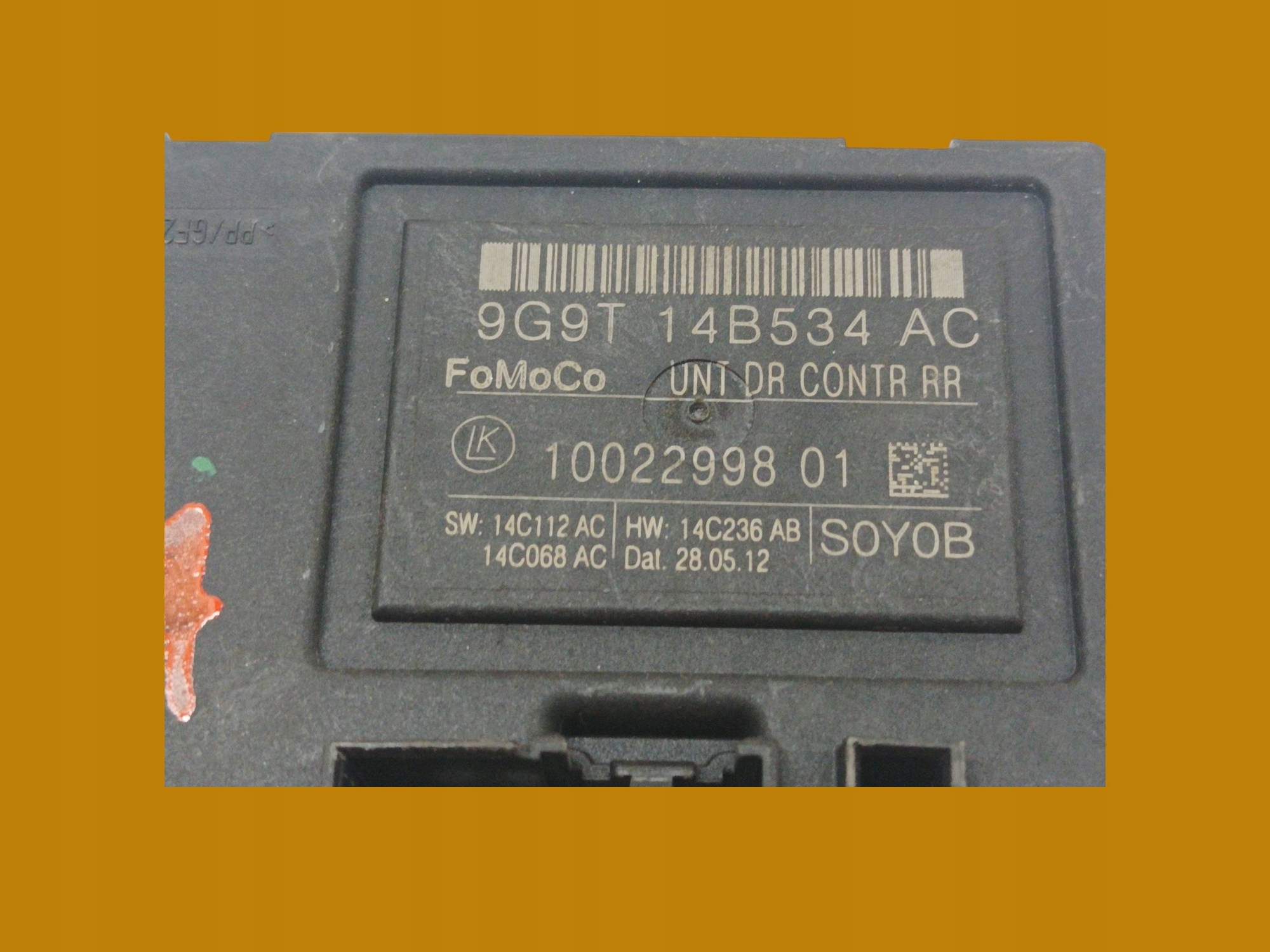 module rear part left right KPL 9G9T-14B534-AC Ford Mondeo Mk4 (2007-2014)