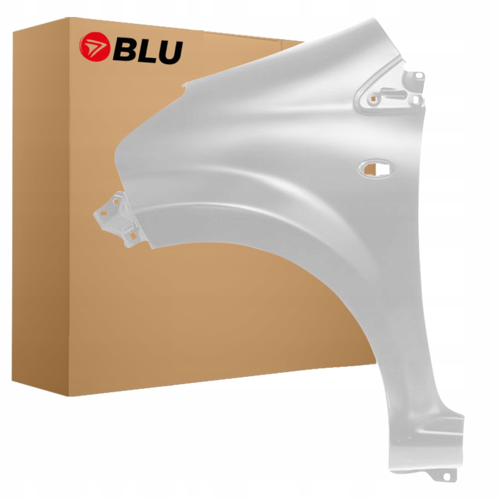 Blu Blatník Toyota Aygo I 1E7 levý stříbrný 05-14 přední pozink SilverStreak