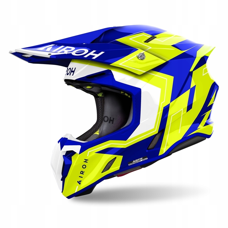 Prilba Airoh Twist 3 Dizzy Blue/yellow Gloss (M)