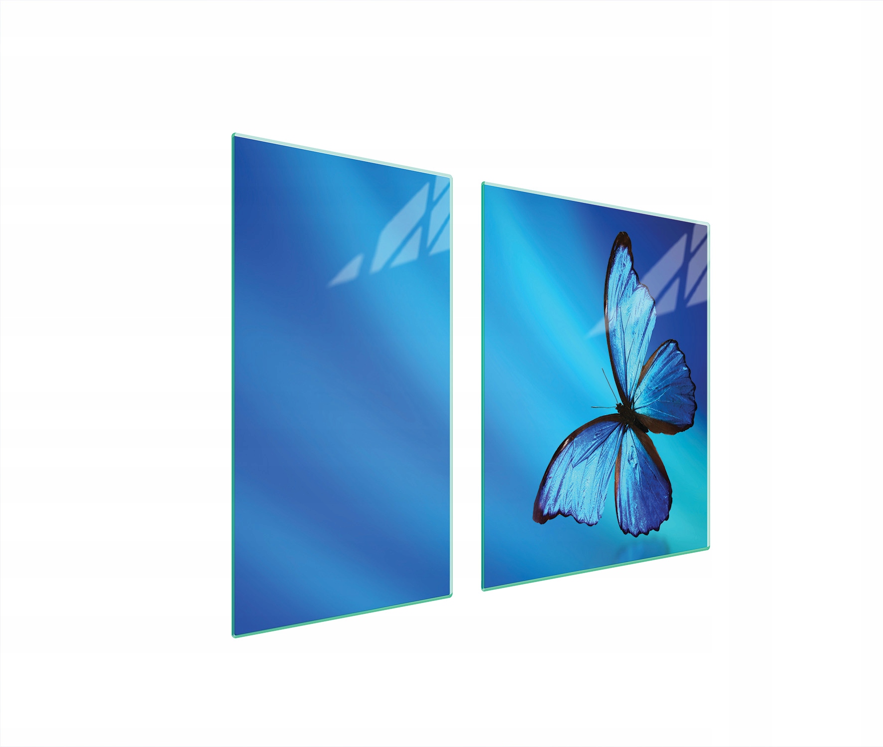 Ochranná Skleněná Deska Na Sporák 90x52 Motýl Tvrzené Sklo