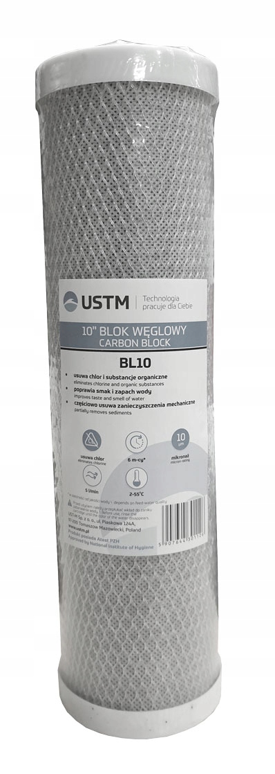 

Wkład Węglowy Blok BL10 10 Cali Ust-m