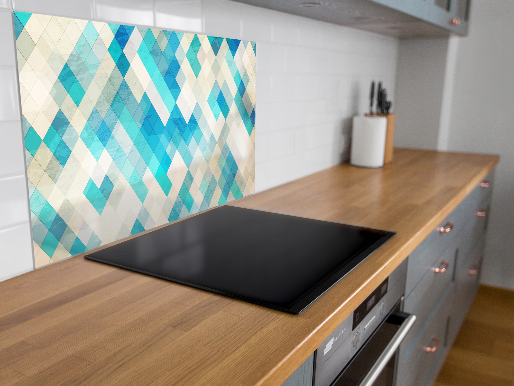 Panel do Kuchni Szkło 80x60 + Gratis Długość 60 cm