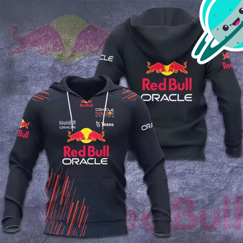 Red Bull Off-road mikina s kapucí outdoorová velikost S Tmavě Modrá