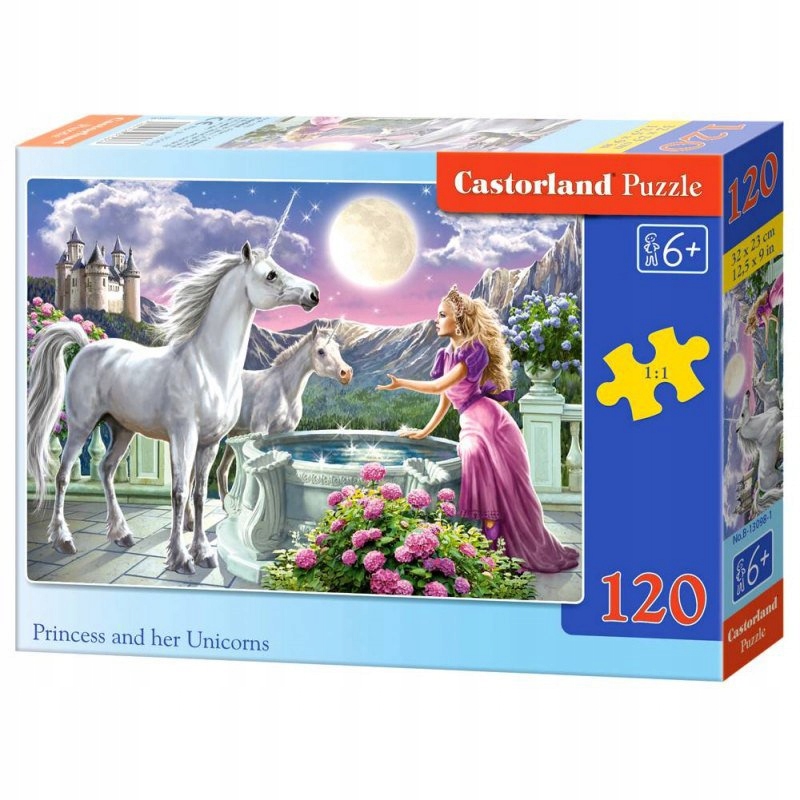 

Puzzle 120 el Jednorożec dla dziewczynki 6 latki