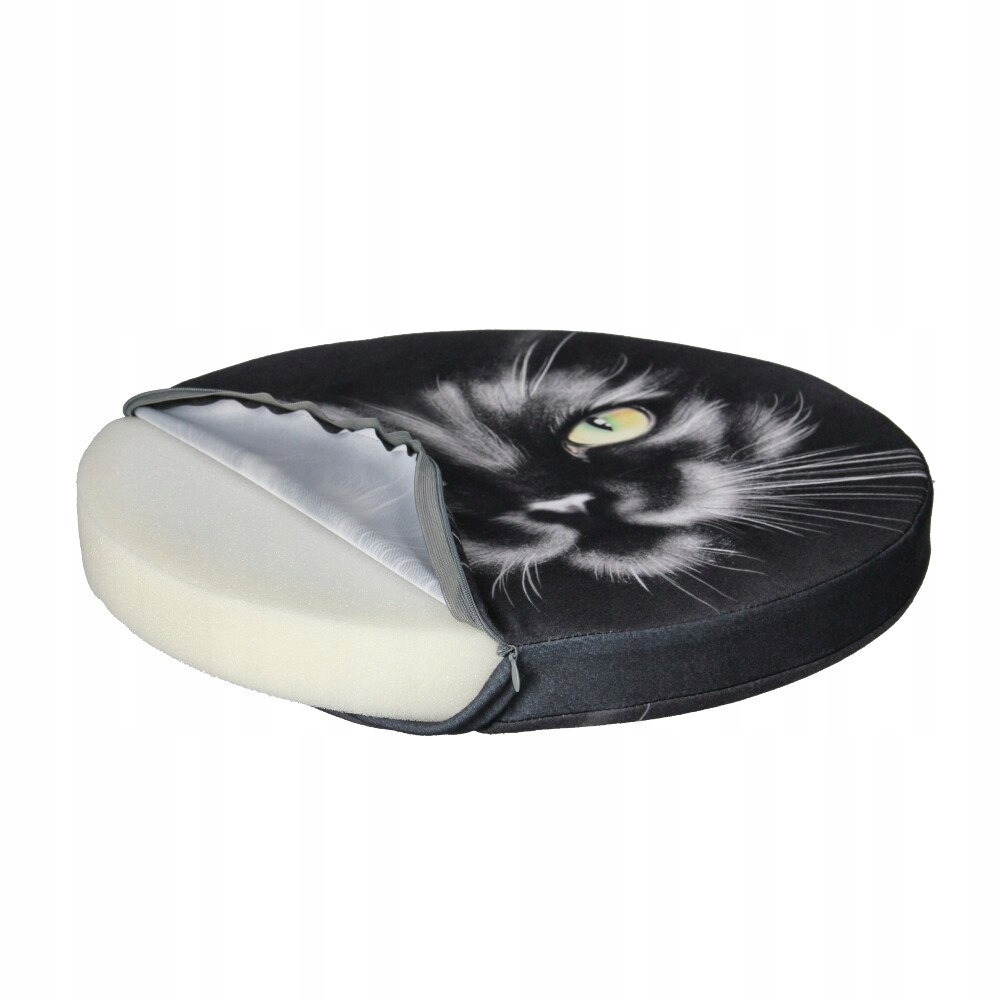 Poduszka RING na krzesło - Nero Wysokość mebla 4 cm