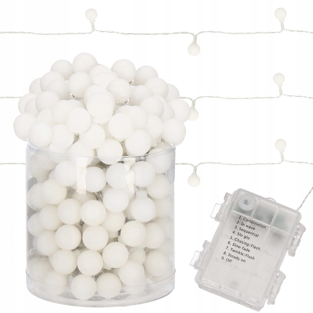 

80 Led Lampki Choinkowe Kuleczki Na Choinkę 11,5M