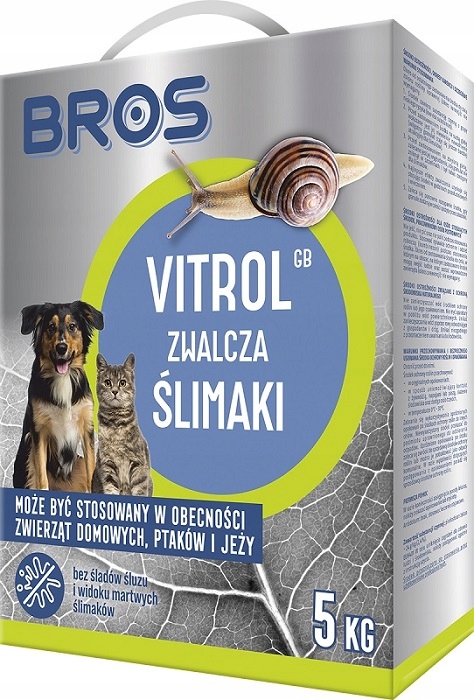 

Bros Vitrol Gb środek trutka na Ślimaki karton 5kg