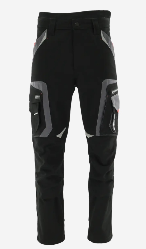 Spodnie robocze Sara Dragon Czarne 52