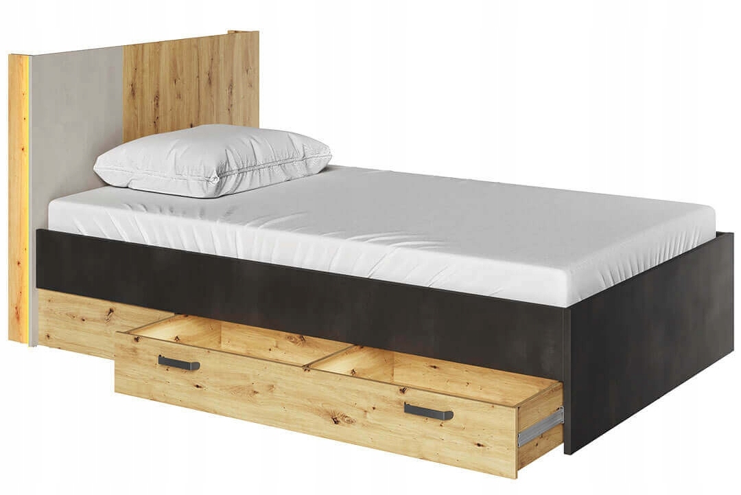 młodzieżowe łóżko, pojedyncze łóżko 120x200 Typ łóżko piętrowe