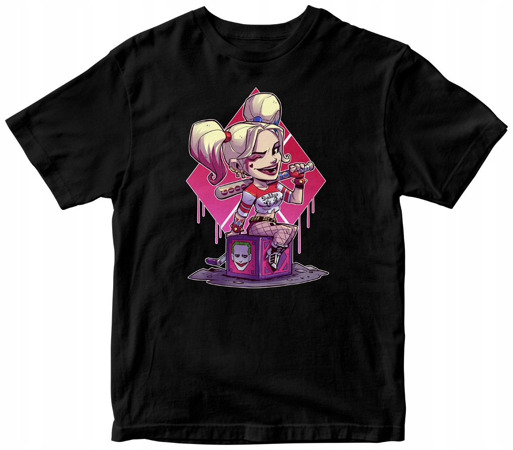 

T-shirt Koszulka Dziecięca 134CM/8L Harley Quinn