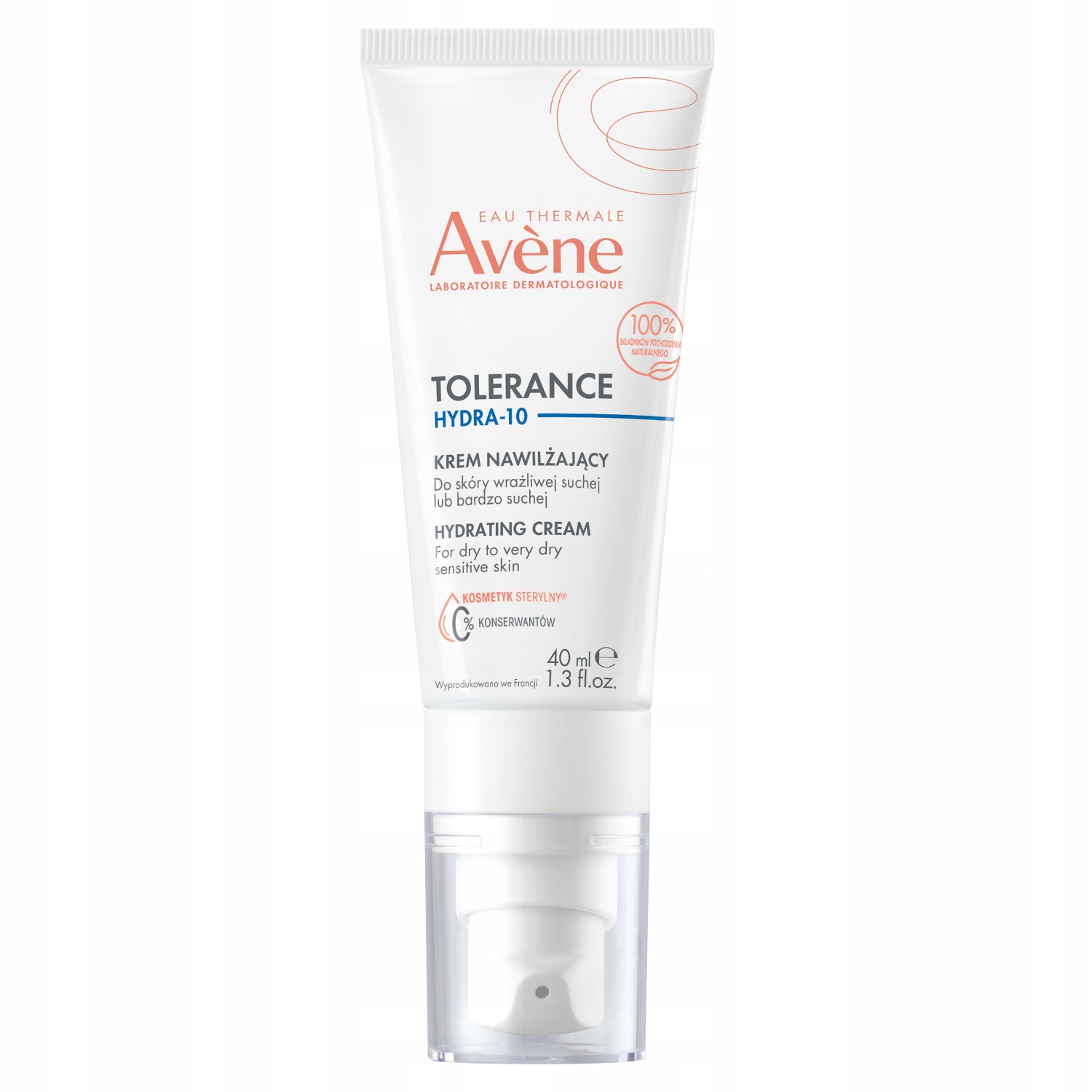 Avene Tolerance Hydra 10 krem nawilżający skóra wrażliwa 40 ml