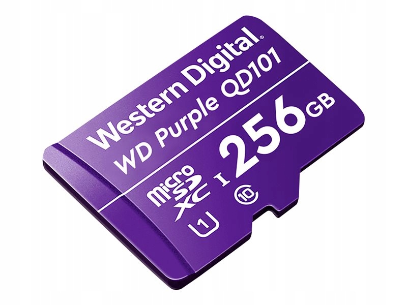 WD PURPLE Karta pamięci microSD (SDXC) 256 GB