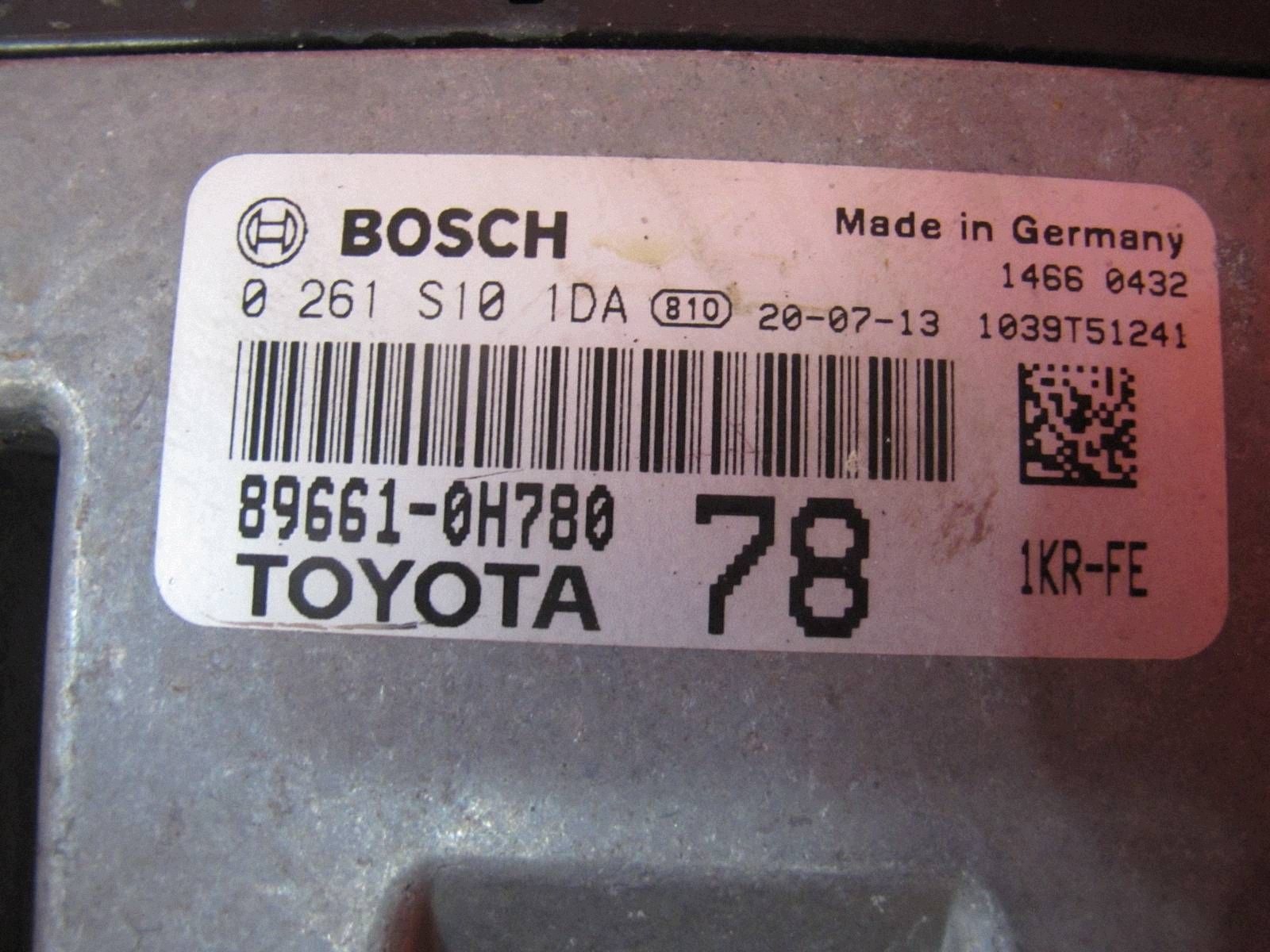 TOYOTA AYGO 2 II B4 AB40 1.0 VTI 1KR-FE C1 II 108 control unit computer