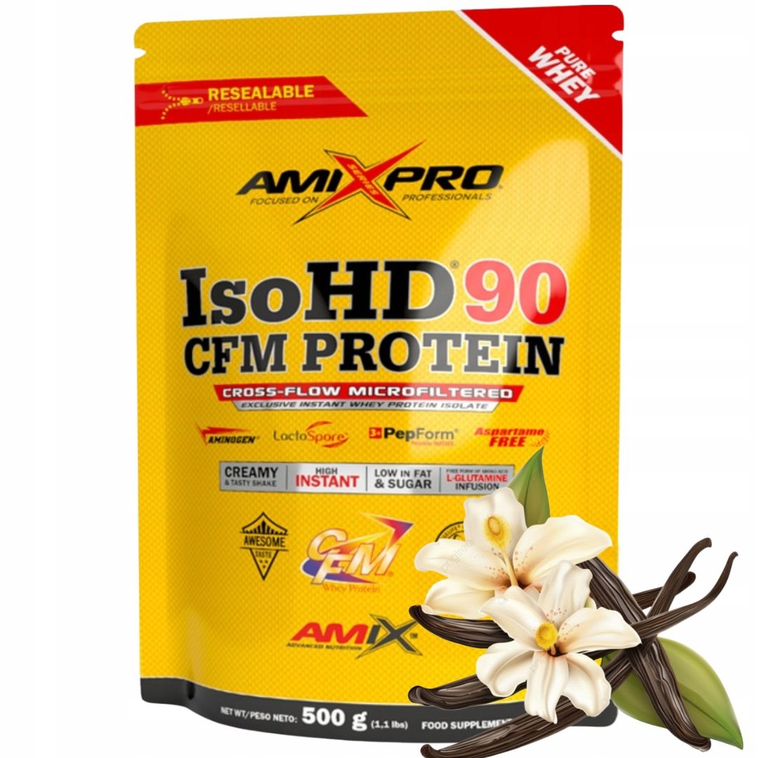 Amix Isohd 90 Cfm Protein 500G izolát ketogenní protein hmota Keto