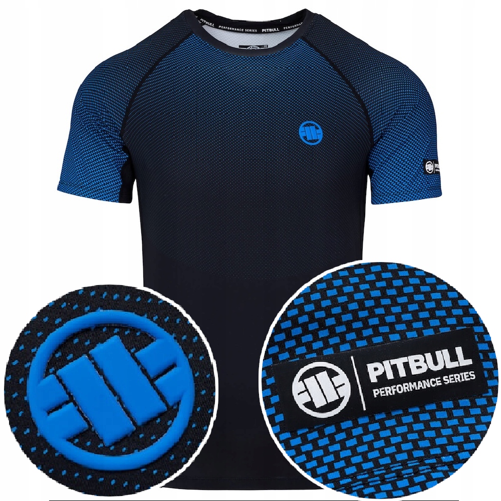 Męski Rashguard Pit Bull Ranket Techniczna sportowa koszulka siłownia_S
