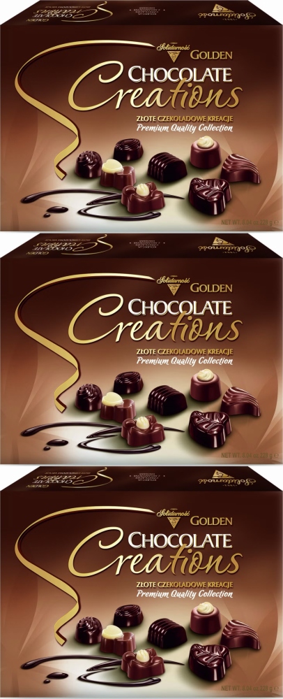 Bombonierka Solidarność Chocolate Creations 228g x3