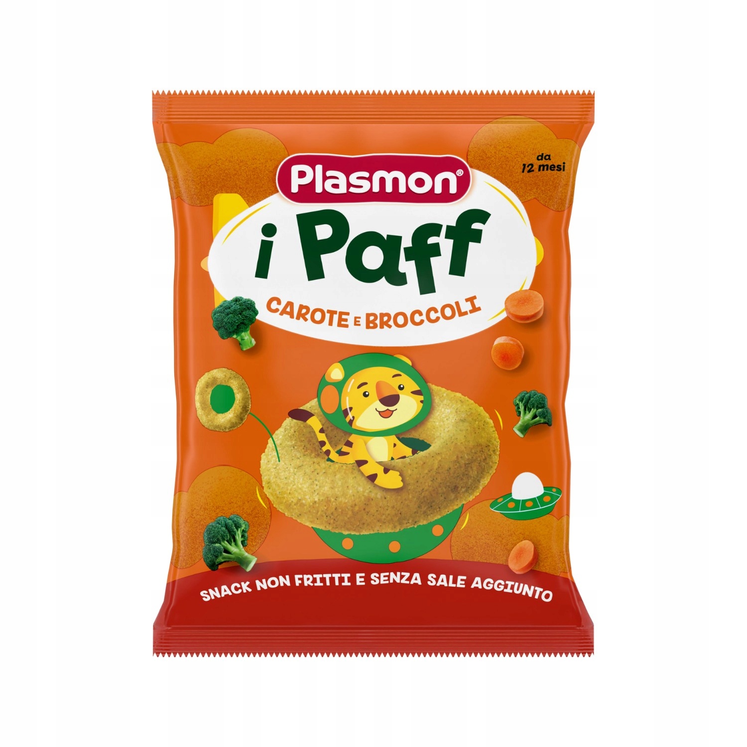 PLASMON Chrupki warzywne brokuł i marchewka 15g