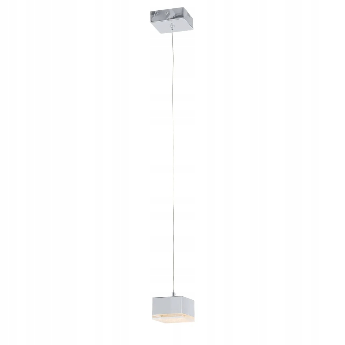 Závěsná lampa lustr Italux Led, moderní chrom