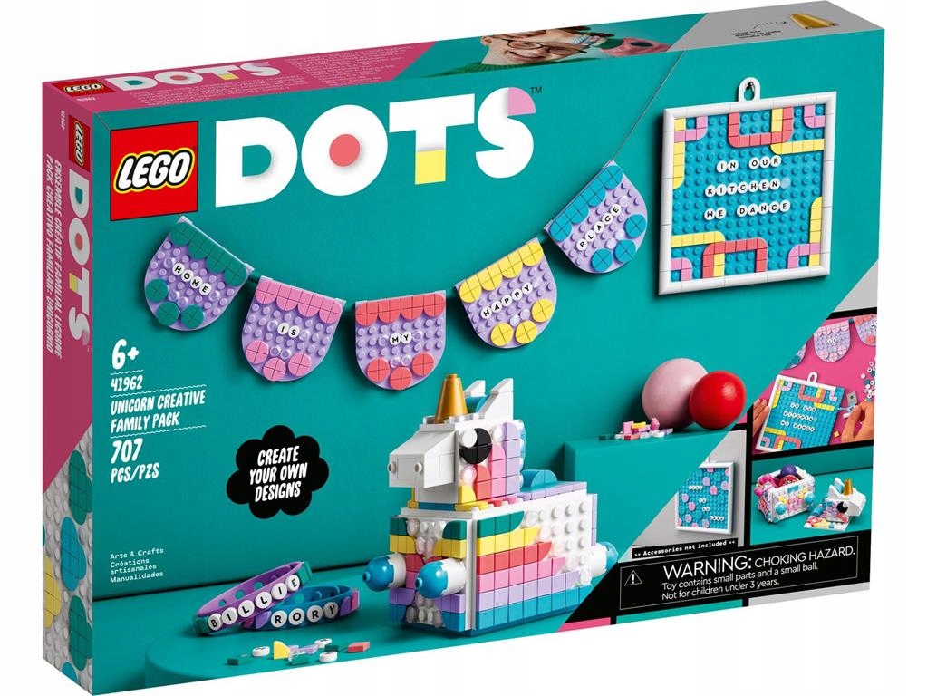 

Lego Dots 41962 Rodzinny Zestaw Z Jednorożcem
