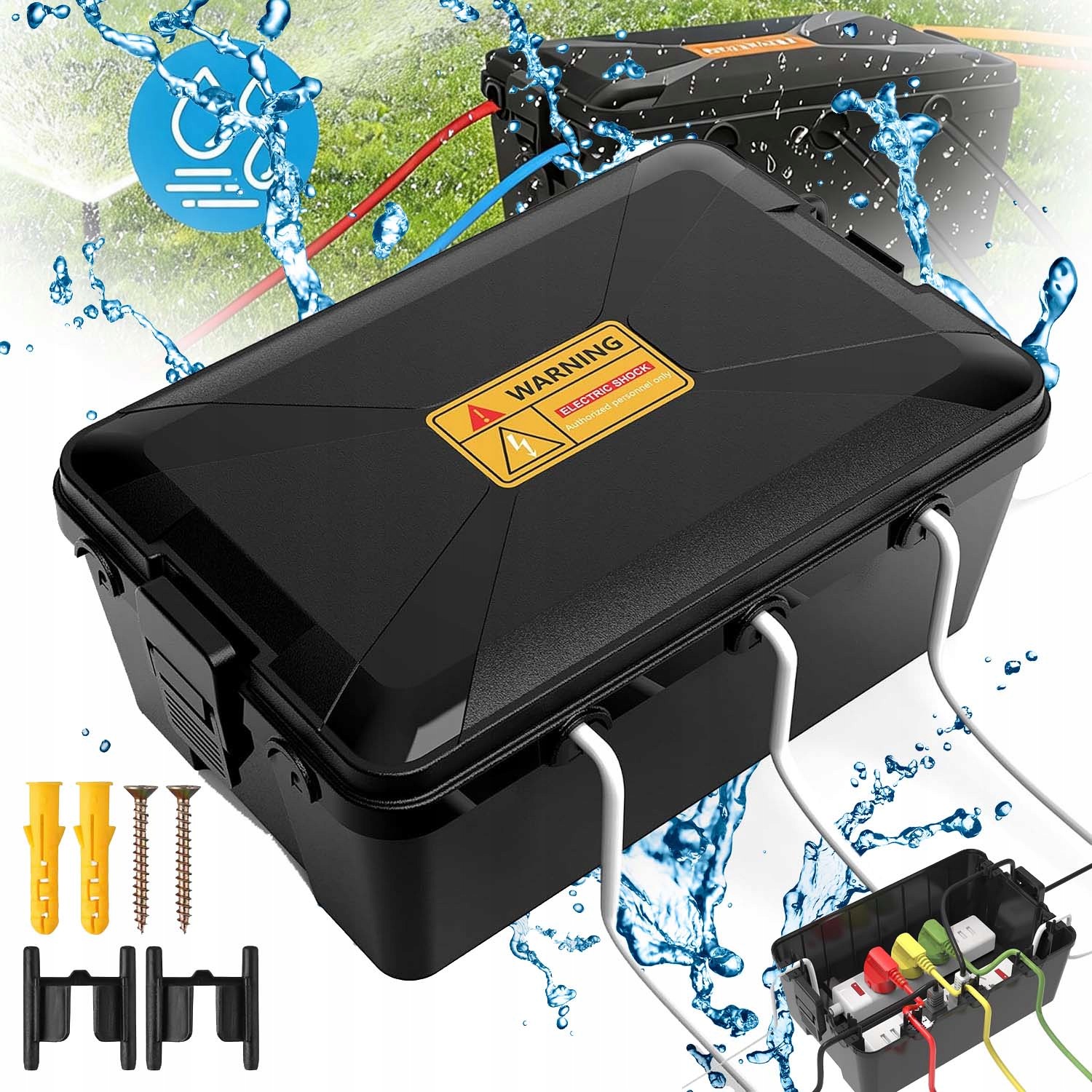 Vodotěsný Venkovní Elektrický Box IP54 S Velkou Kapacitou Pro Zahrady