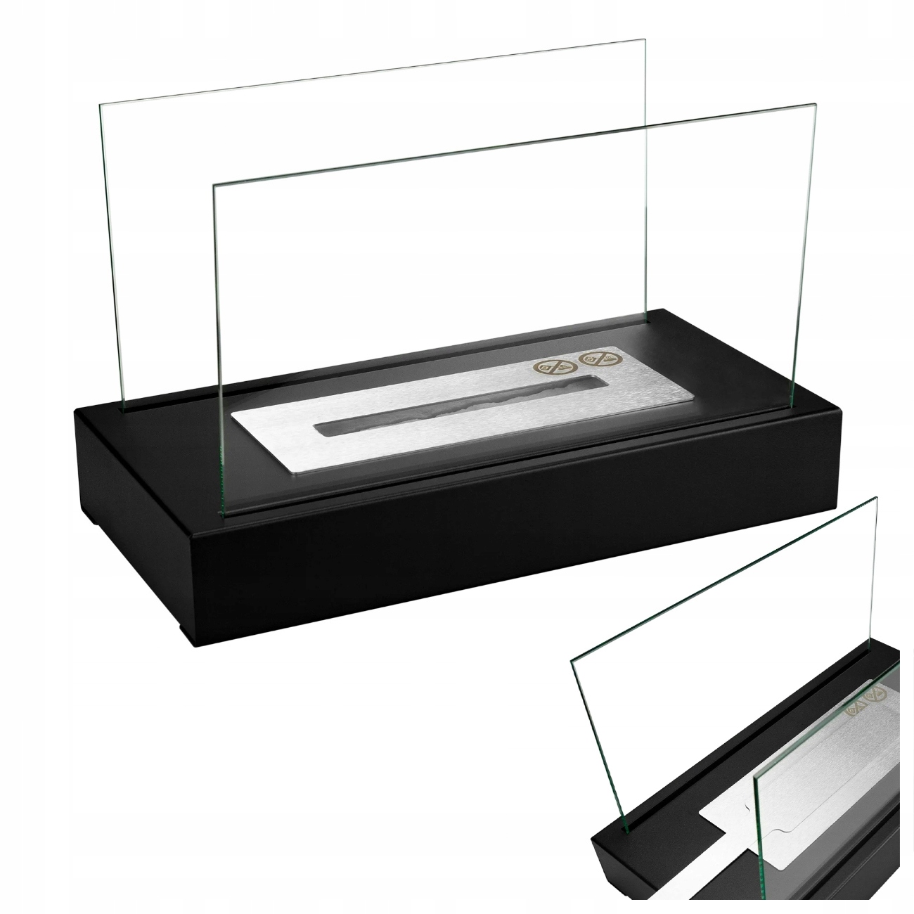 Voľne Stojaci Biokrb Glow Čierny Strukturálny Mat