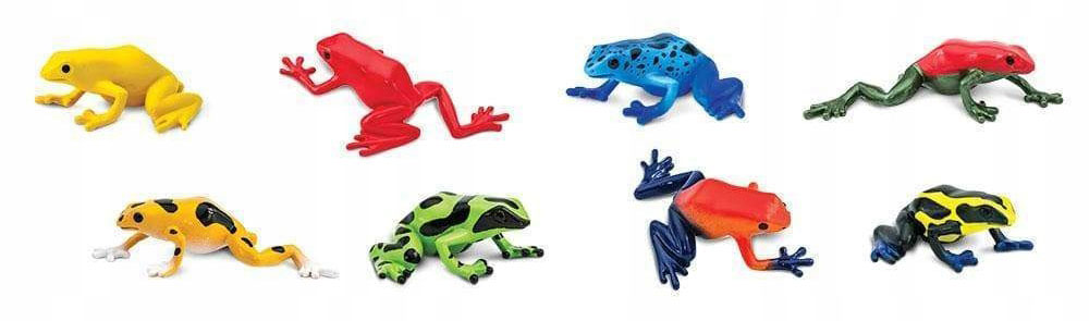 Jedovaté žáby 8ks v tubě Stromolez Sada Figurek v tubě Safari Ltd.