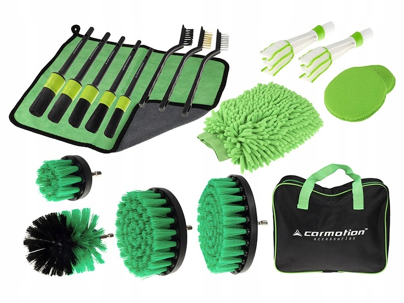 ZESTAW DETAILINGOWY XXL- 19 elementów, czyszczenie, konserwacja