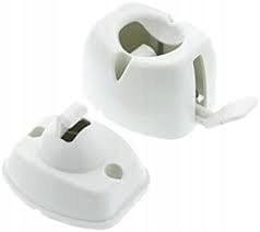 Zatrzask drzwi przyczepy angielskiej blokada Biała