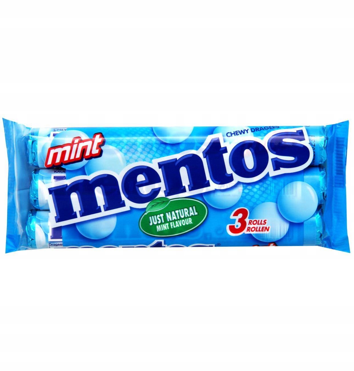 Mentos Minze Kaubonbon 3x38 g — 5