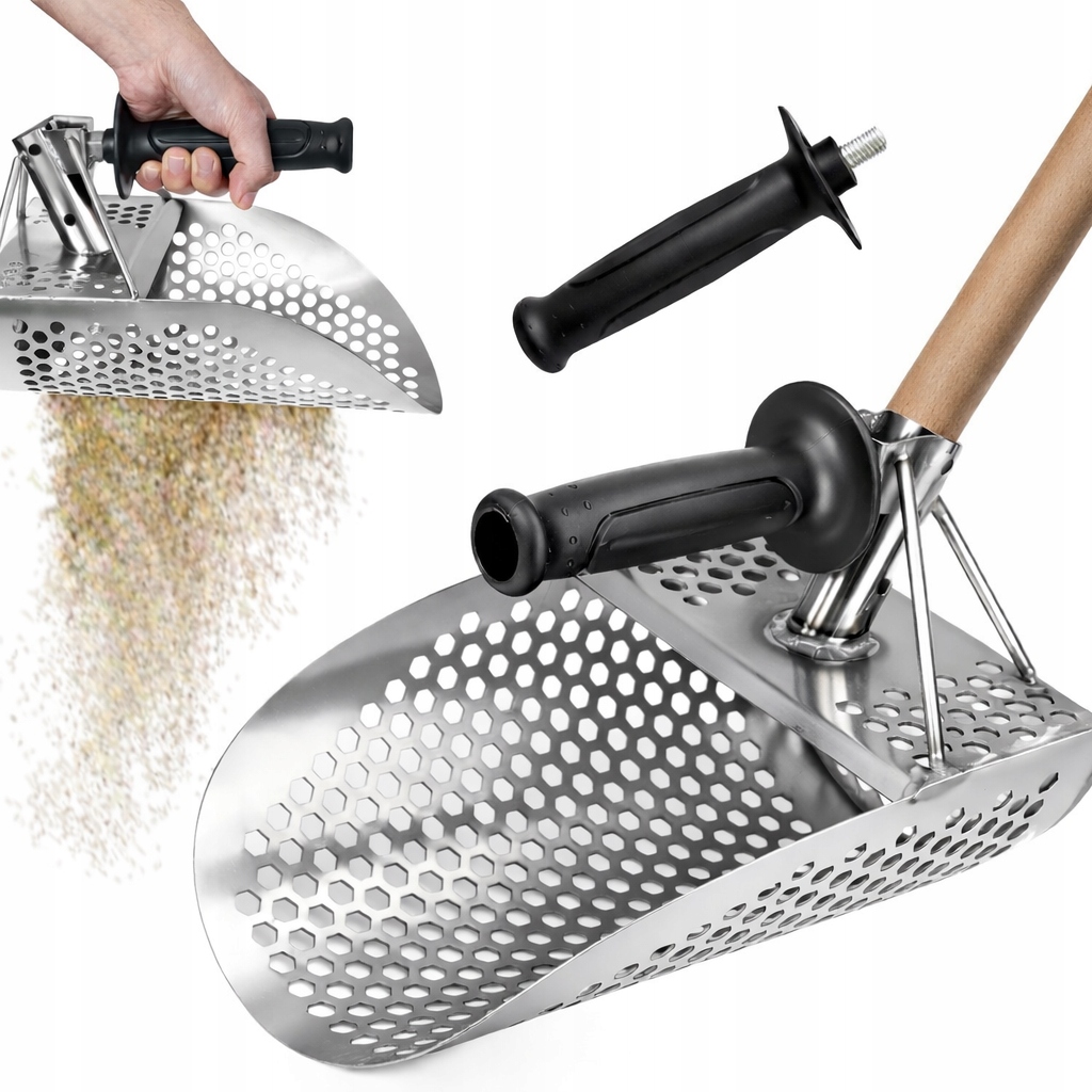 Lopata Sito Czerpak Sand Scoop pro vyhledávání detektor kovů