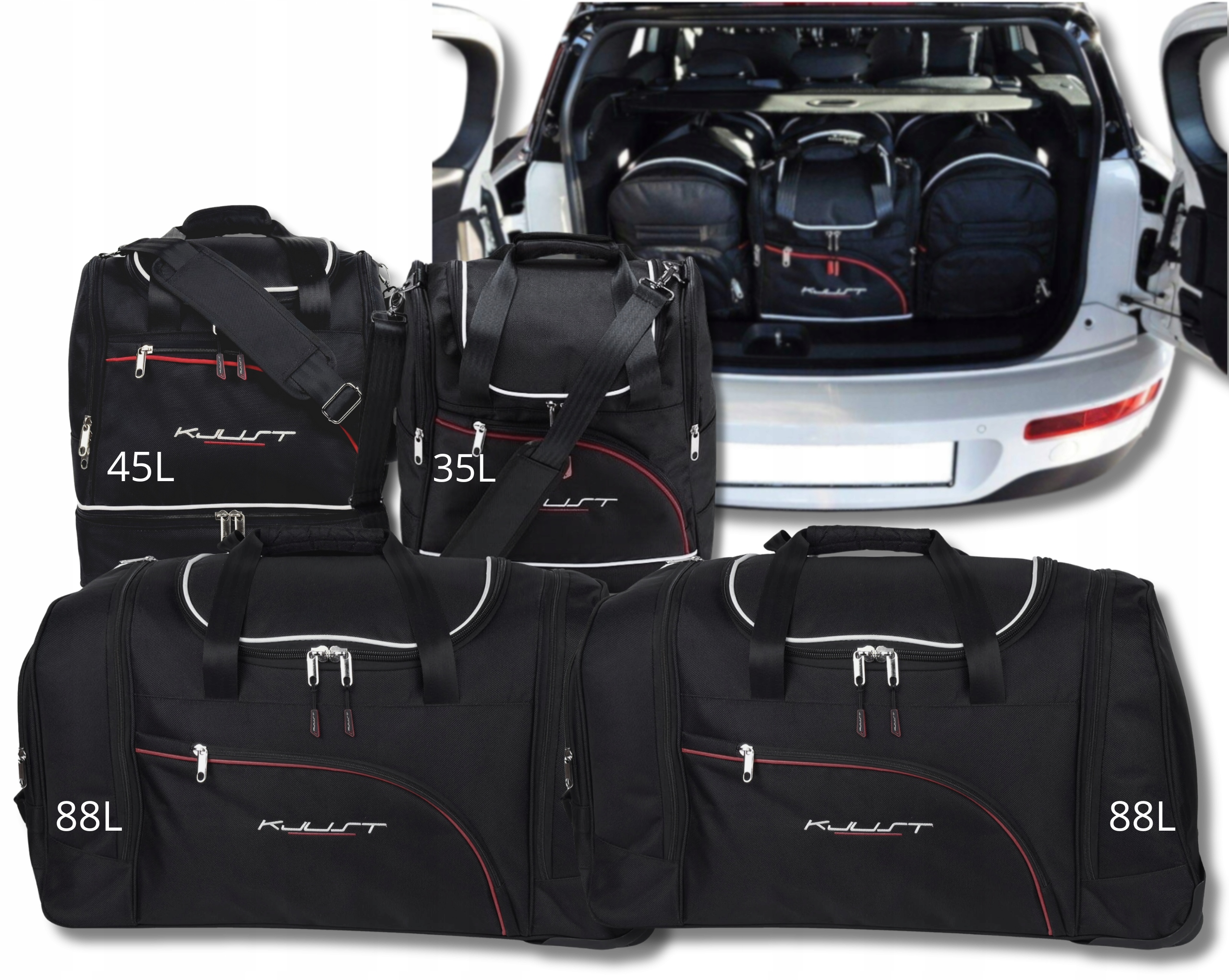 Cestovná Taška Do Kufra Mini Clubman 2015+ 4 ks
