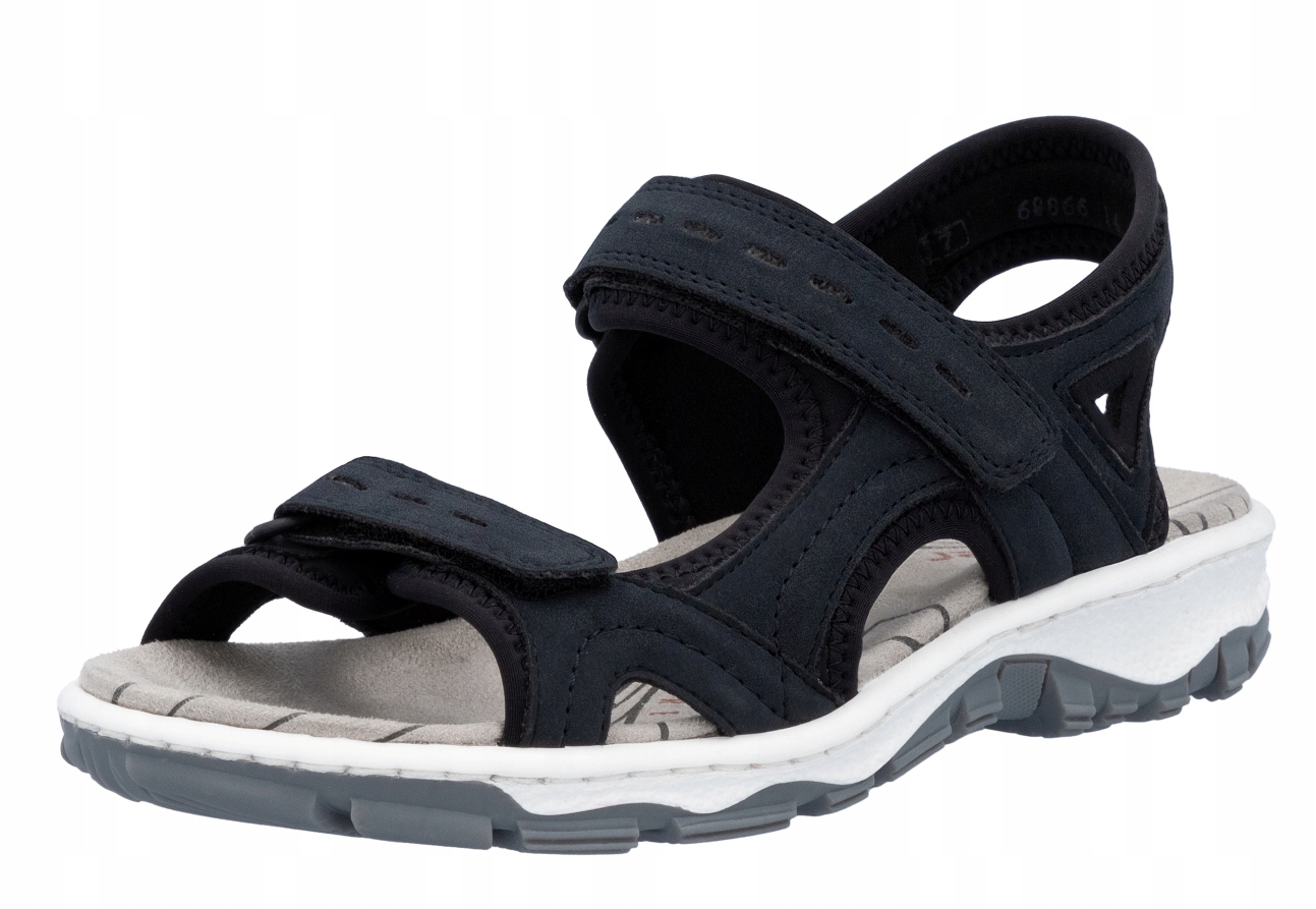 Rieker 68866-14 vel.40 modré trekové sportovní sandály