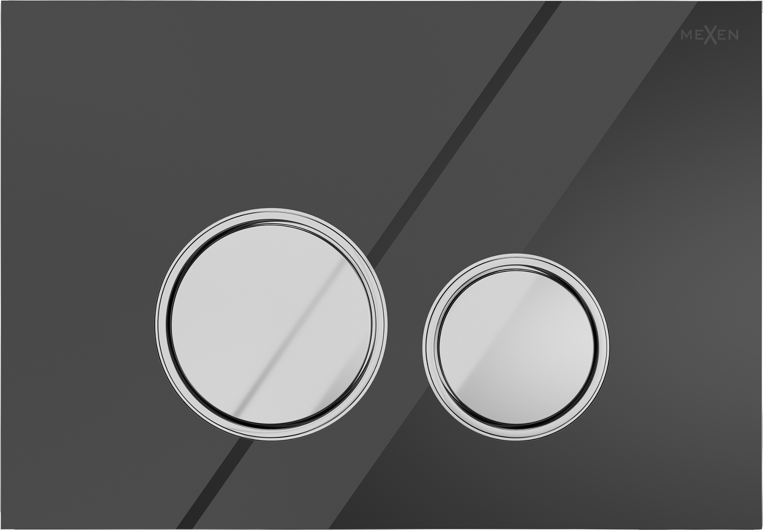 Przycisk Spłukujący Do Stelaża Mexen Napo, Geberit Delta UP100 Czarny Szkło