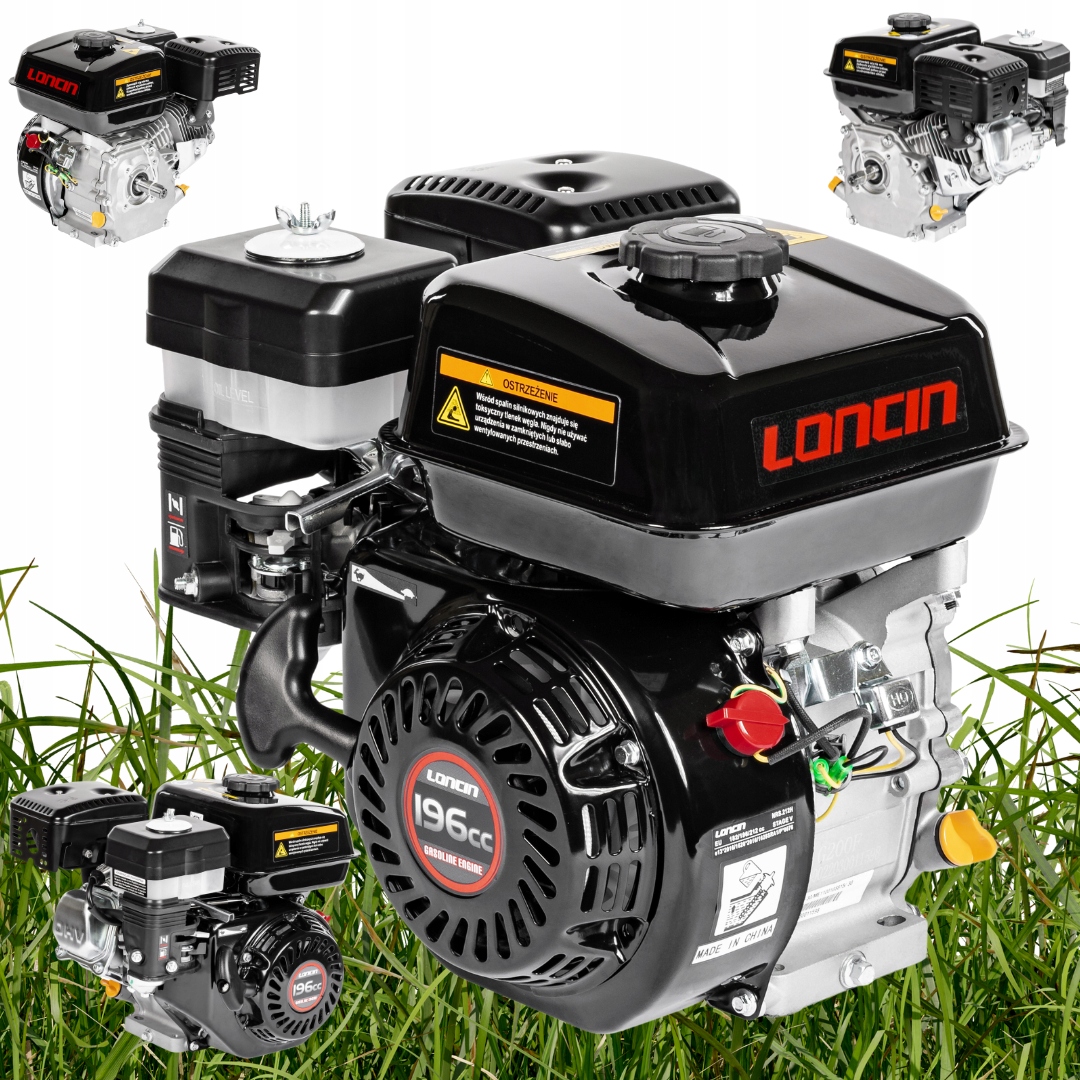 Silnik Loncin G200F-A-M wał poziomy typ A 20 mm BENZYNOWY 6.5 KM WAŁ 20mm