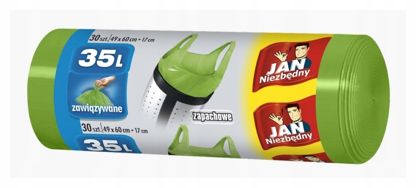 

Worki na śmieci 35L 30szt Jan Niezbędny