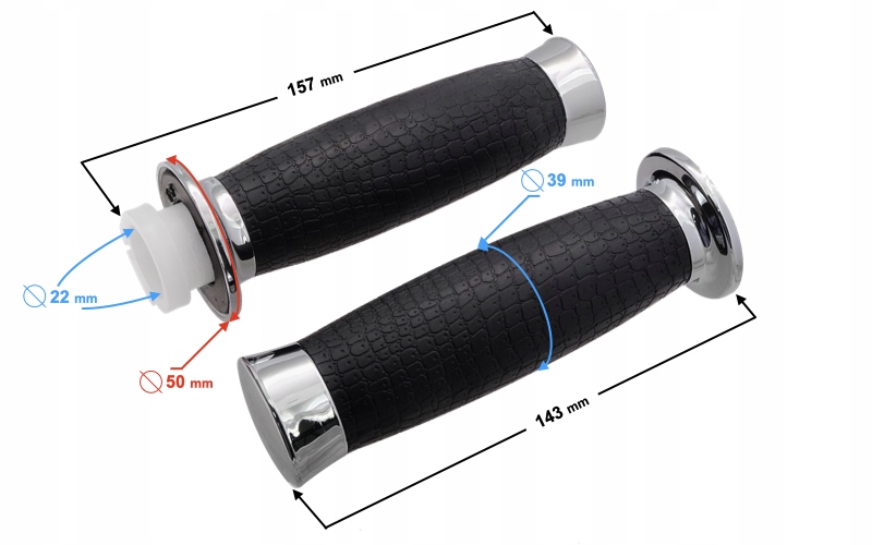 Manetki lewa + prawa komplet MR17