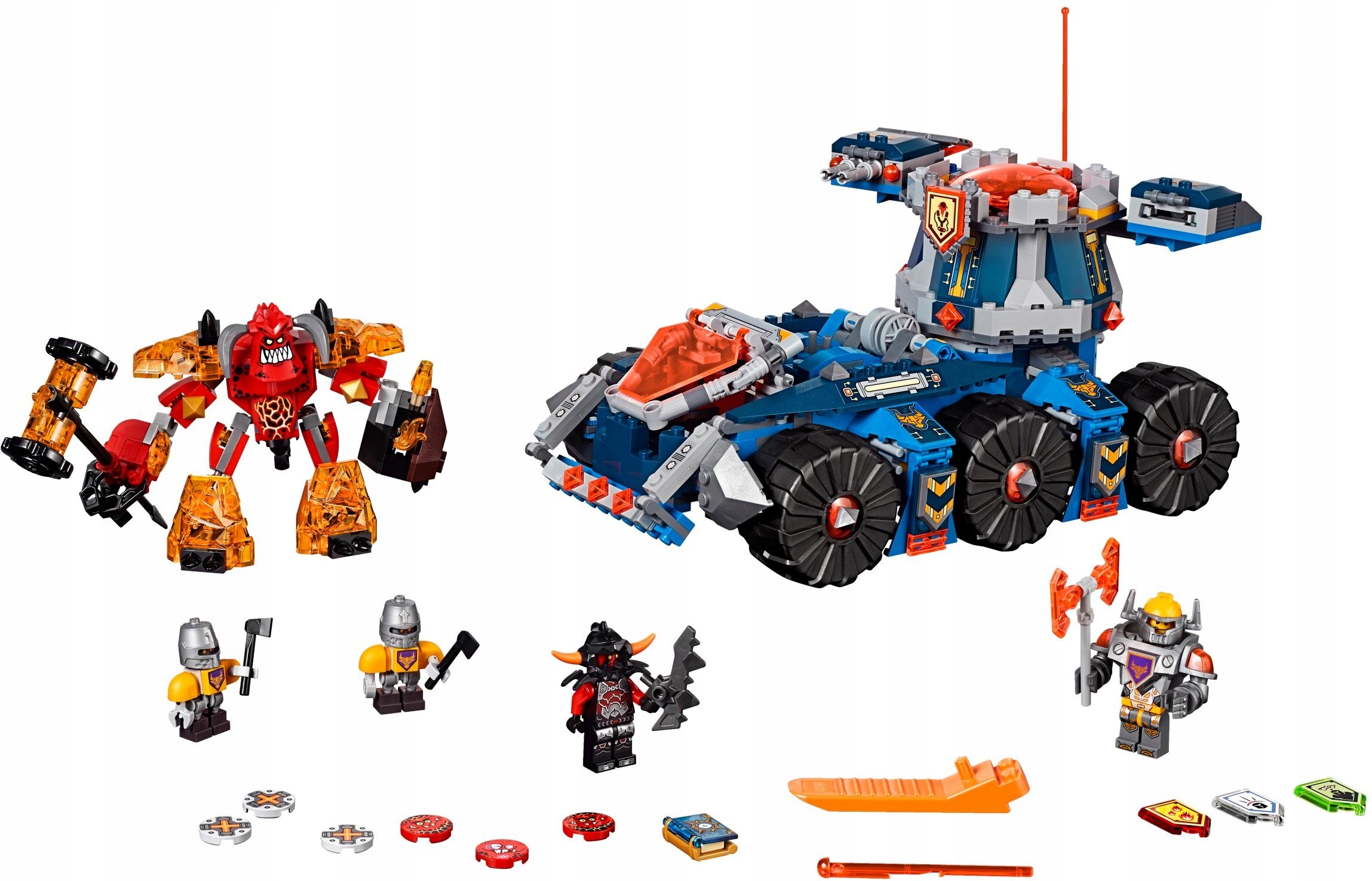 LEGO NEXO KNIGHTS 70322 CZOŁG ZAMEK POJAZD RYCERZE Marka LEGO
