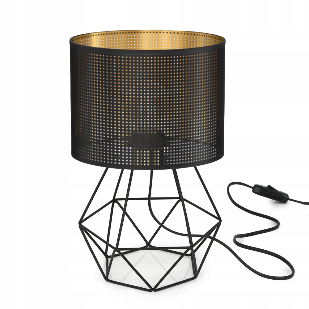 Noční Lampa Stolní Ažurová Stínidlo S Dírkami