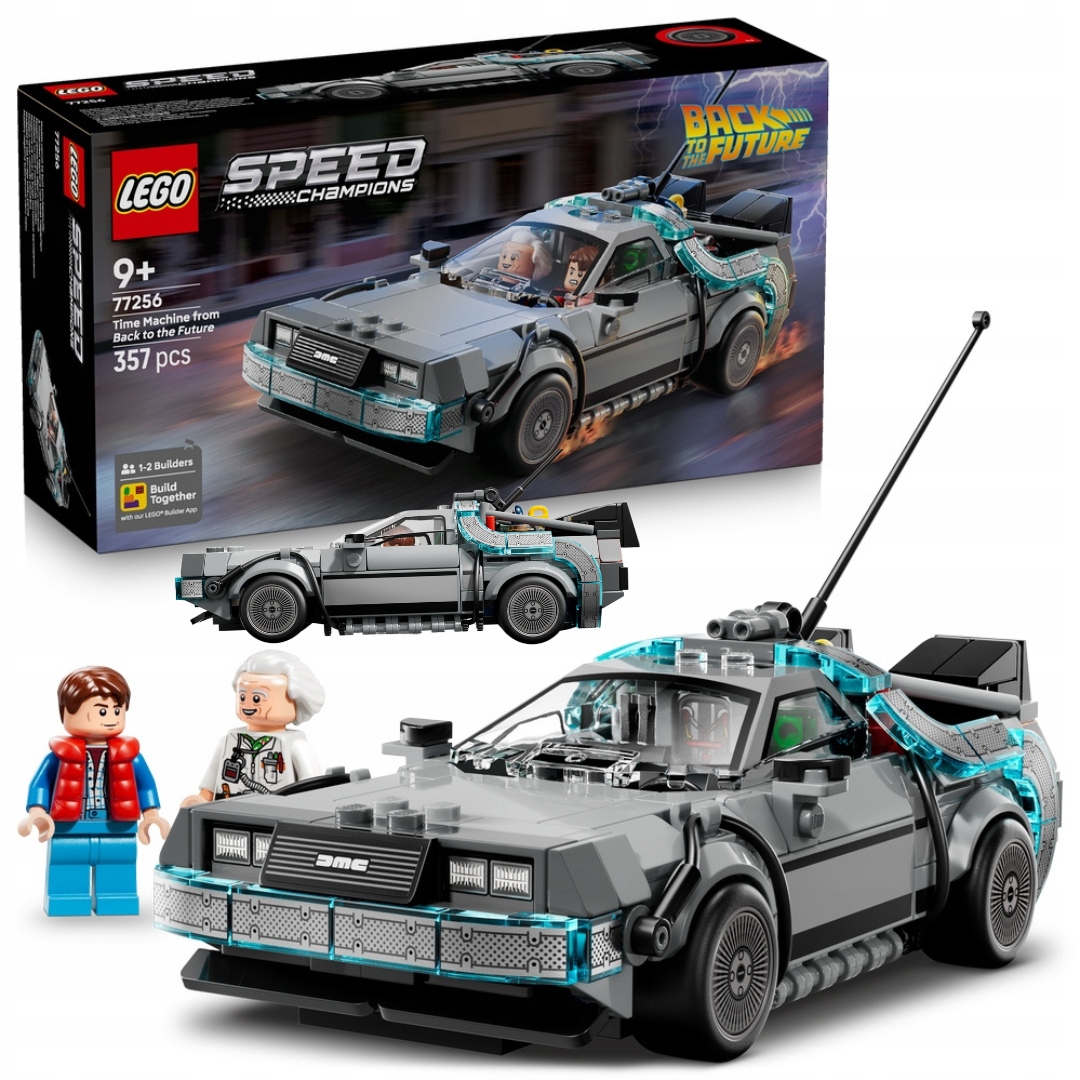 Lego 77256 Speed Champions – Stroj času z Návratu do budoucnosti