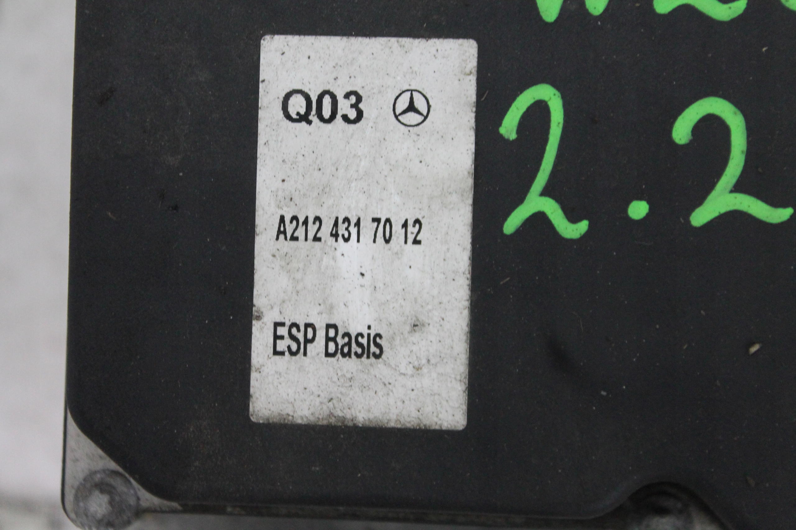 SERVOFRENO ABS A2124317012 MERCEDES W207 09