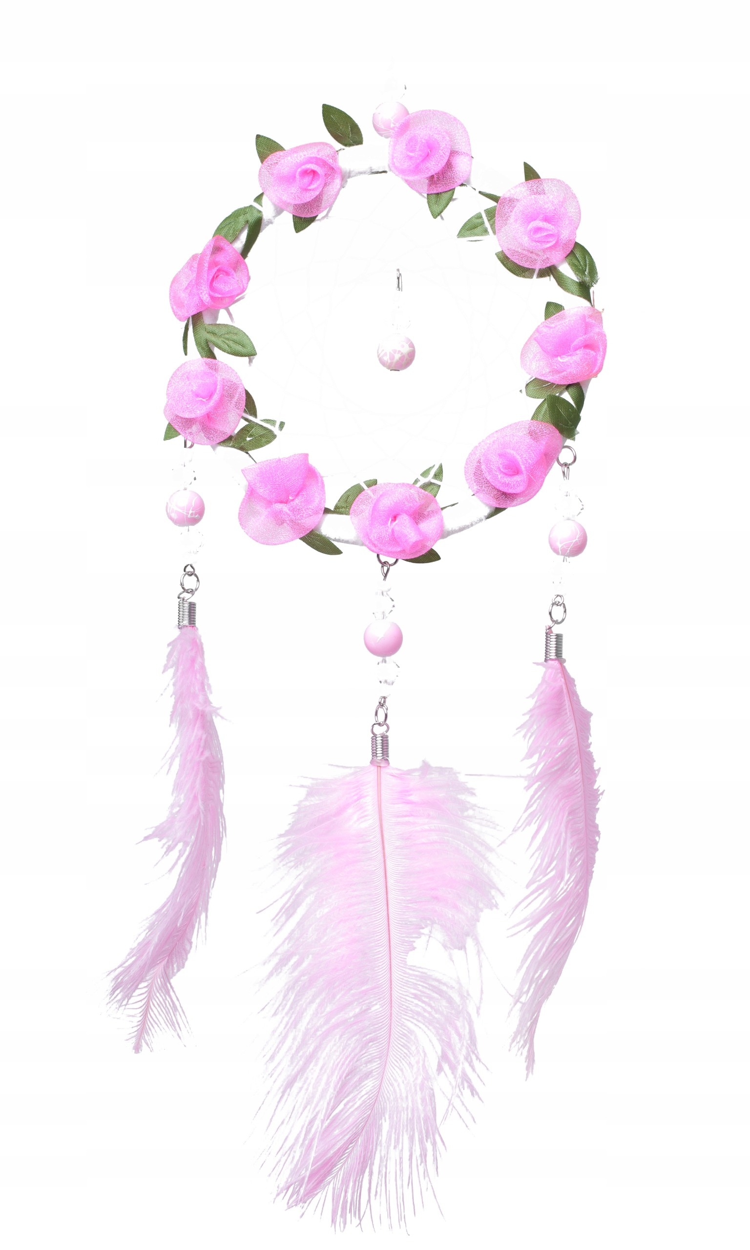 

Łapacz Snów Dream Catcher Różowy Ślub Komunia 30cm