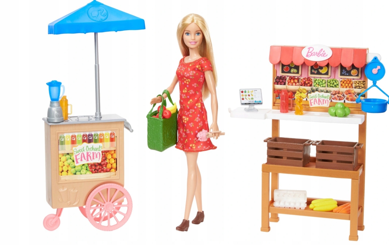 Mattel Barbie Stragan Farmerski GJB65 EAN (GTIN) 0887961807646