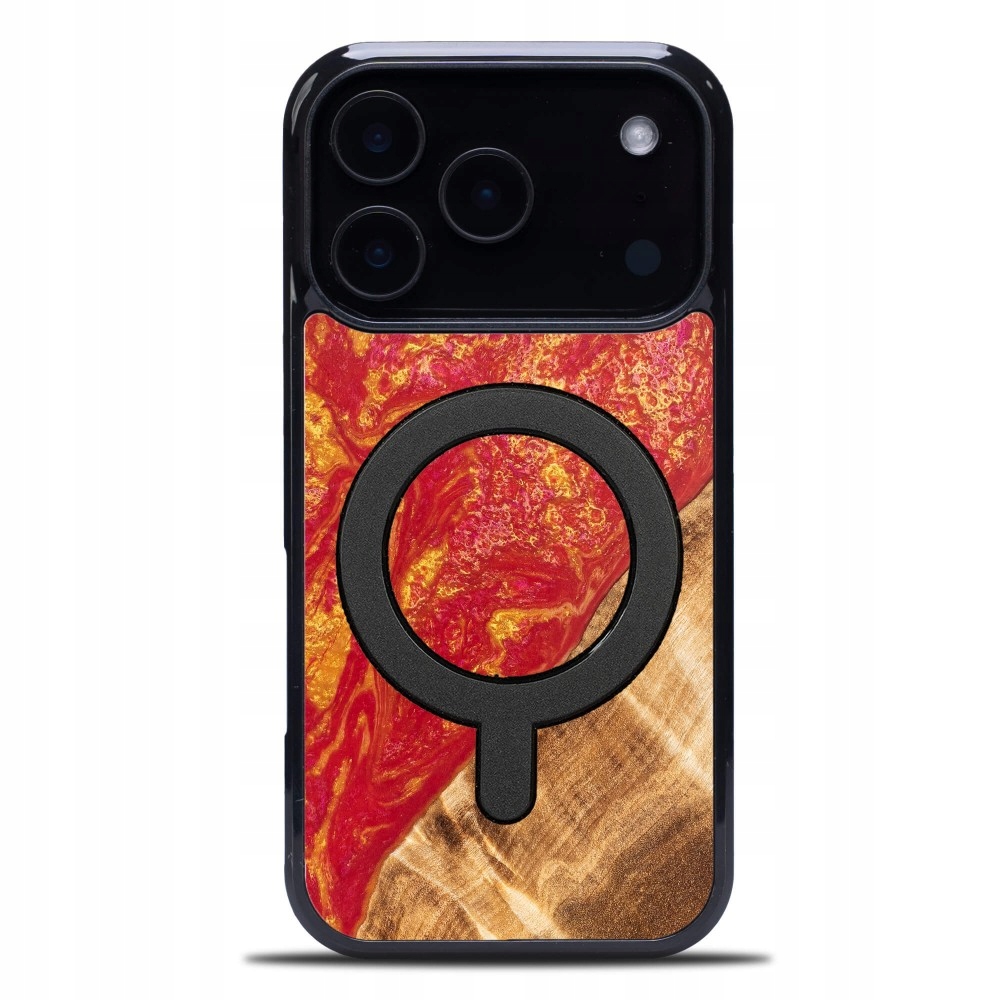 Pouzdro Bewood Unikátní pro iPhone 17 Pro Neonové Paříž s MagSafe