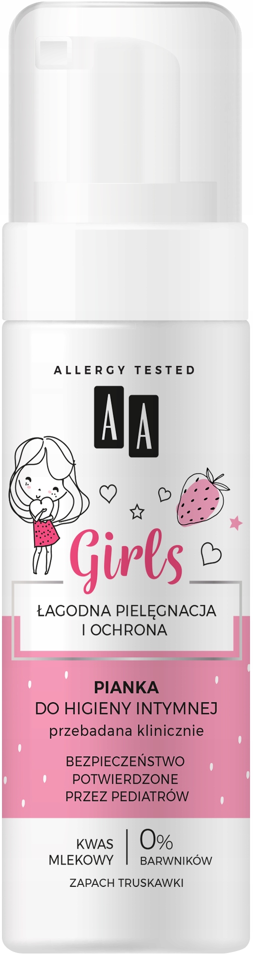 

Aa Girls Pianka do higieny intymnej truskawka