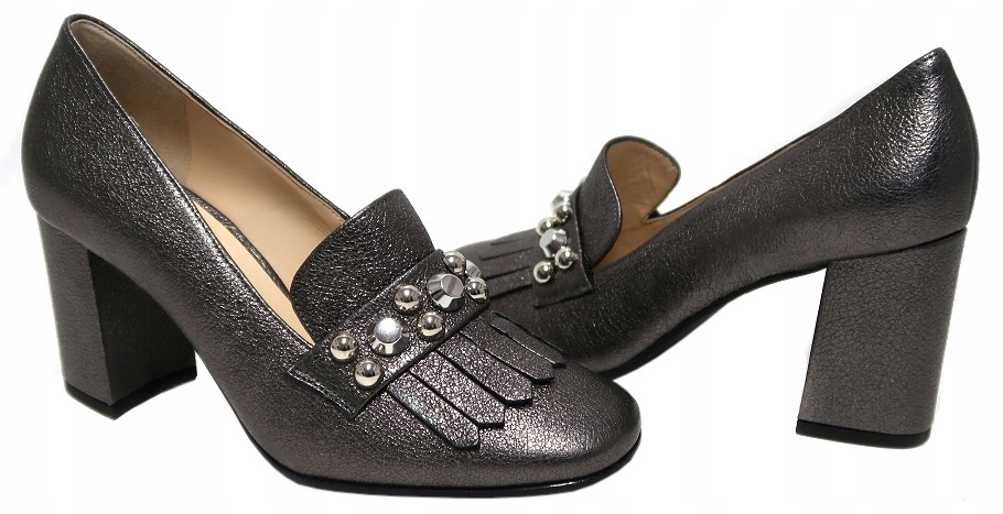 PÓŁBUTY HOGL 6-107011 SREBRNE ROZMIAR 37 Rozmiar 37