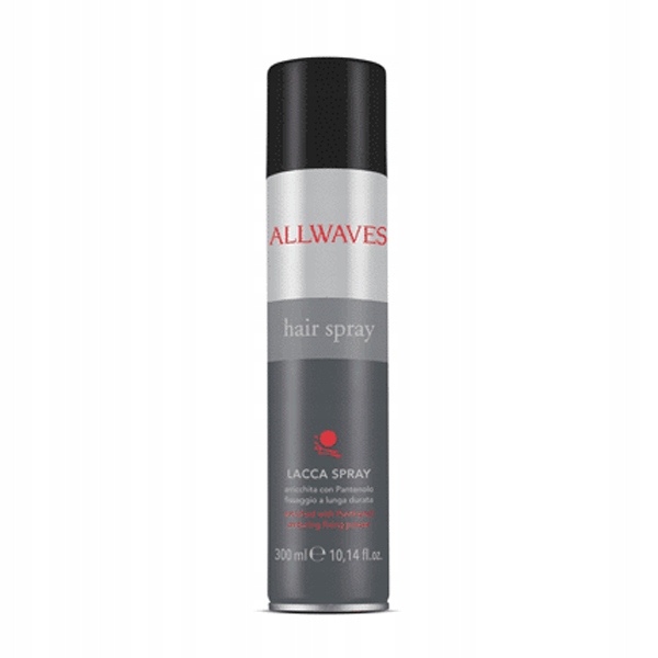 ALLWAVES LACCA SPRAY LAKIER DO WŁOSÓW MOCNO UTRWALAJĄCY Z WITAMINAMI 300ML