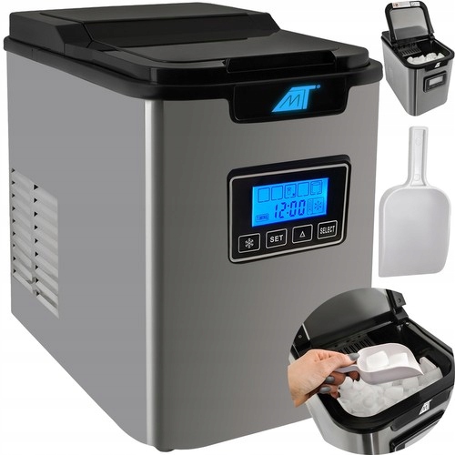 ND12_12516 Kostkarka do lodu Malatec K5536 srebrn